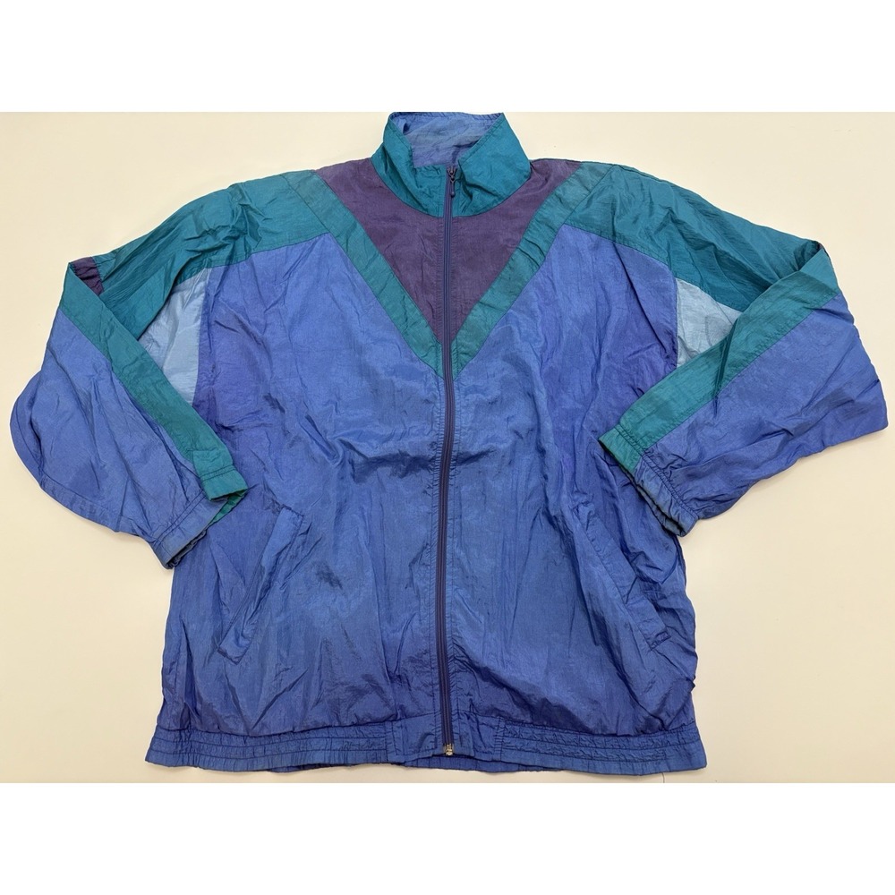 VTG 90s Men's Macgregor Colorful Windbreaker Jacket SZ Large